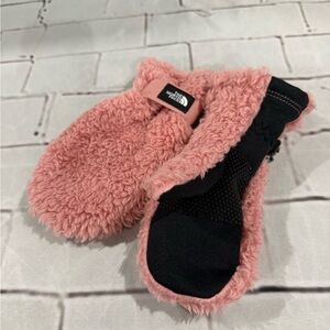 The North Face Pink Fleece Mittens